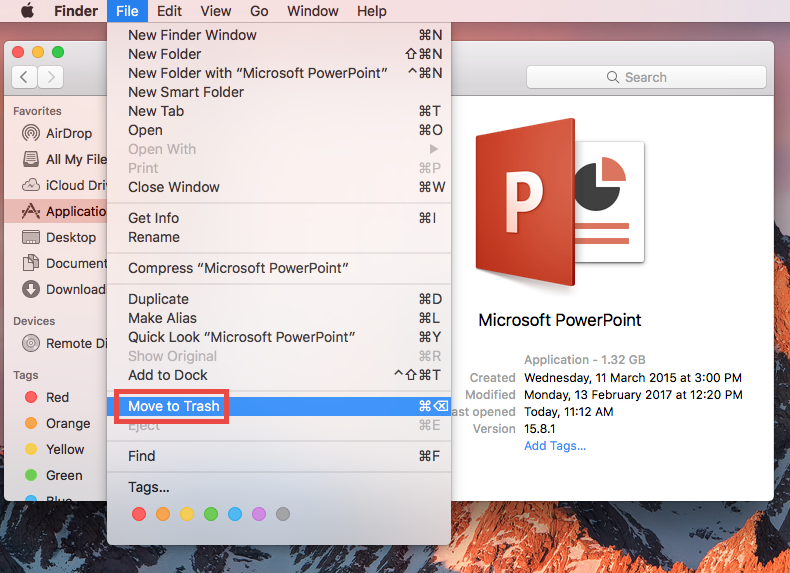 demote and promote in powerpoint 2016 for mac